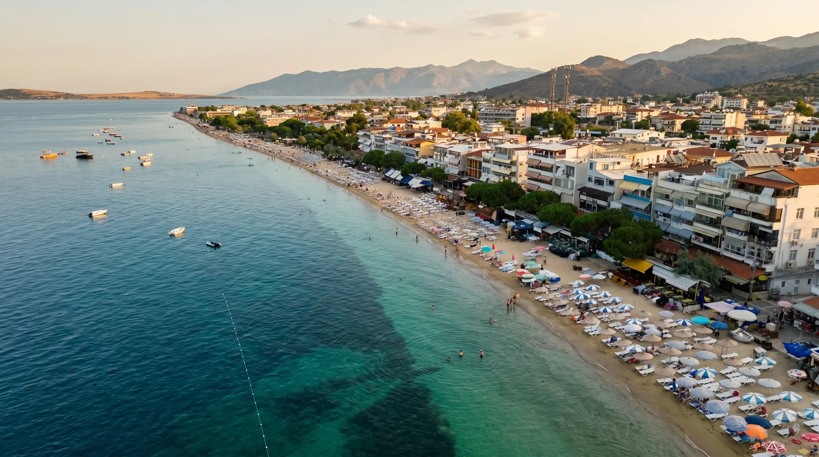 Avşa Adası drone ile havadan çekilmiş muhteşem manzarası