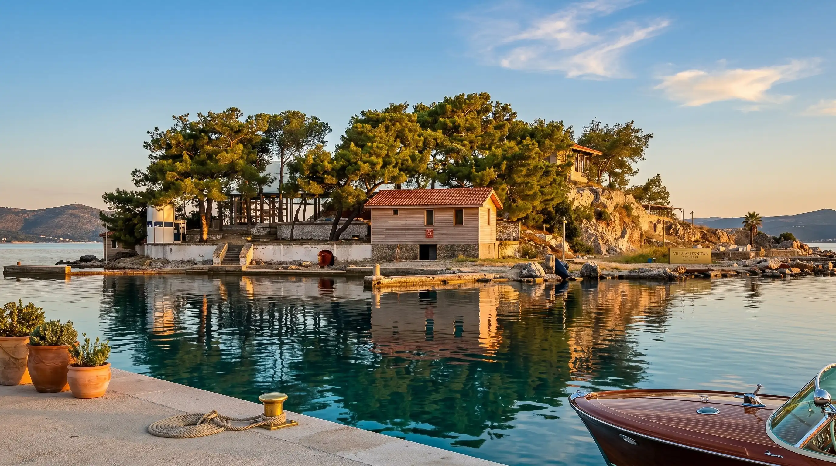 Avşa Adası deniz ve koy manzarası